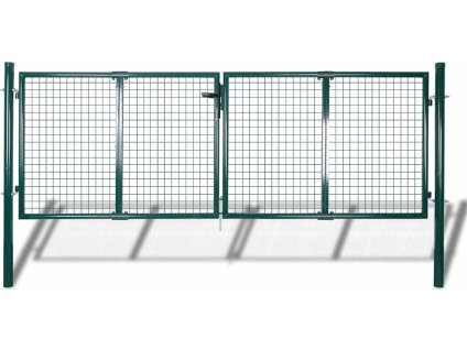 Zahradní pletivo branka plot dveře stěna mříž 300 x 75 cm [140921] (Barva Zelená)