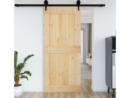 Dveře NORVIK 100 x 210 cm masivní borové dřevo [154441]