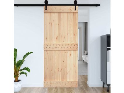 Dveře NORVIK 100 x 210 cm masivní borové dřevo [154435]