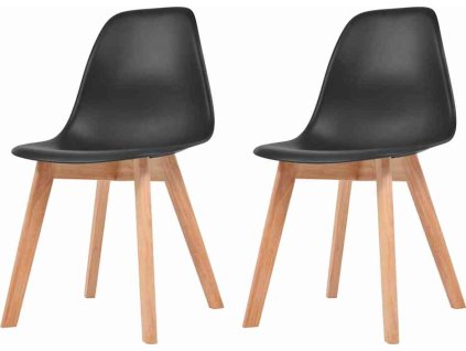 Jídelní židle 2 ks plast [244780] (Barva Tyrkysová)