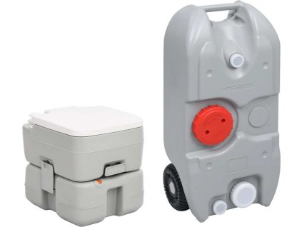 Sada přenosné kempingové toalety a nádržky na vodu [3186653]