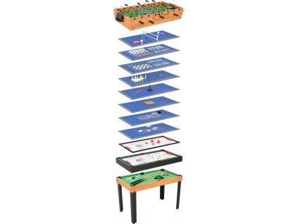 15 v 1 Multifunkční herní stůl 121 x 61 x 82 cm [91944]