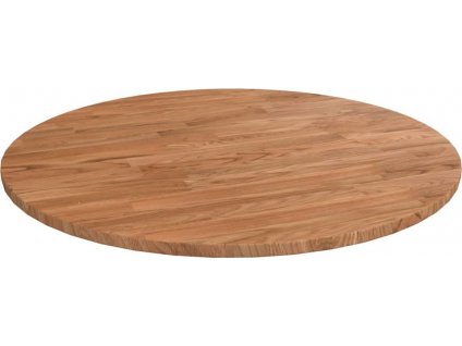 Kulatá stolní deska Ø50x1,5 cm ošetřený masivní dub [342960]