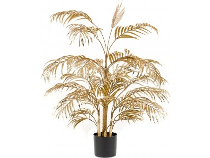 Umělá palma areková 105 cm zlatá [437354]
