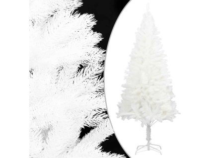 Umělý vánoční stromek s realistickým jehličím 240 cm [321025] (Barva Bílá)
