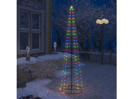 Vánoční stromek kužel 136 ch LED diod 70 x 240 cm [328709]