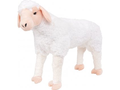 Stojící plyšová hračka ovečka bílá XXL [91341]