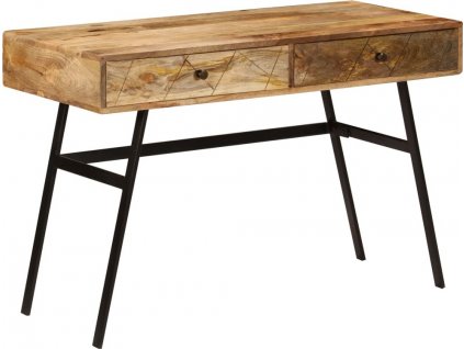 Psací stůl se zásuvkami 110 x 50 x 76 cm masivní mangovník [246718]