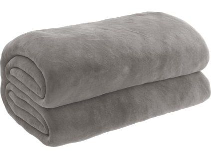 Zátěžová deka s povlečením šedá 135 x 200 cm 10 kg textil [3154888]