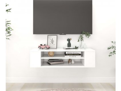 Závěsná TV skříňka 100x30x26,5 cm kompozitní dřevo [806229]