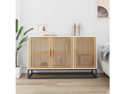 Příborník 105 x 30 x 65 cm kompozitní dřevo [352121] (Barva Bílá)