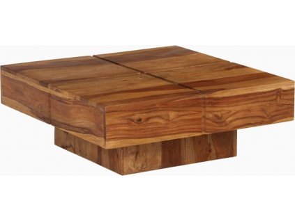 Konferenční stolek 80 x 80 x 30 cm masivní akáciové dřevo [246250]