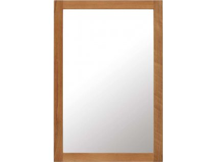 Zrcadlo 60 x 90 cm masivní dubové dřevo [247457]