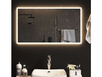 Koupelnové zrcadlo s LED osvětlením 90 x 50 cm [151770]