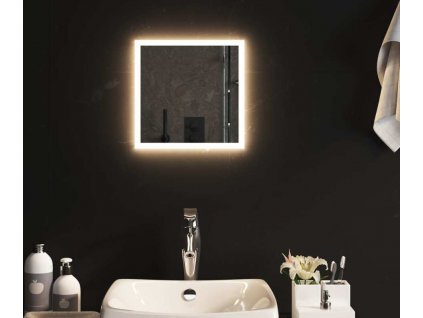 Koupelnové zrcadlo s LED osvětlením 30x30 cm [151756]