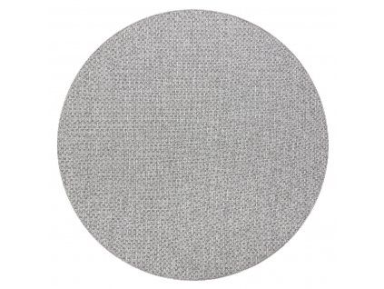 Kusový koberec Timo 6272 Light grey kruh – na ven i na doma