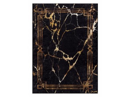 Kusový koberec Miro 51333.801 Marble black / gold