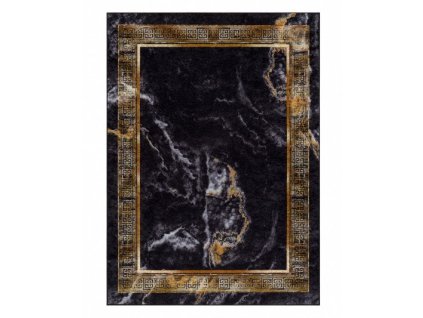 Kusový koberec Miro 51278.809 Marble black / gold