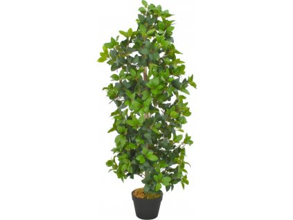 Umělá rostlina vavřín vznešený s květináčem zelená 120 cm [280180]