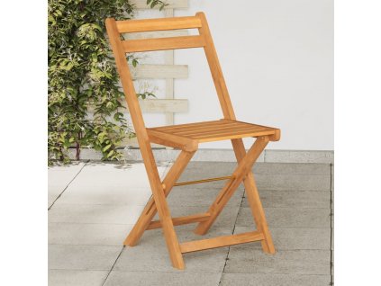 Skládací bistro židle 6 ks masivní akáciové dřevo [3216306]