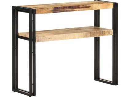 Konzolový stolek 90 x 30 x 75 cm hrubé mangovníkové dřevo [321096]
