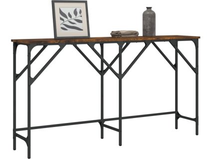 Konzolový stolek 140 x 29 x 75 cm kompozitní dřevo [837758] (Barva dub sonoma)