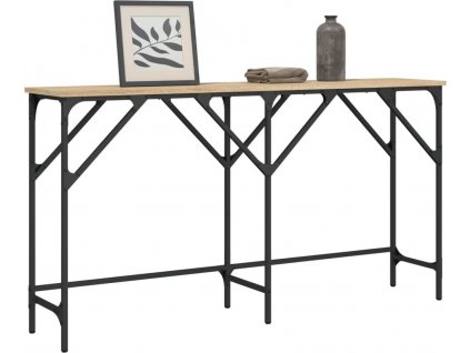 Konzolový stolek 140 x 29 x 75 cm kompozitní dřevo [837758]