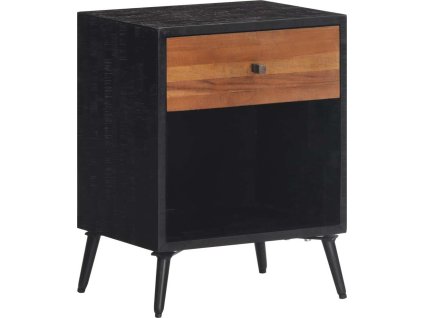 Noční stolek 40 x 30 x 50 cm masivní teakové dřevo [358529]