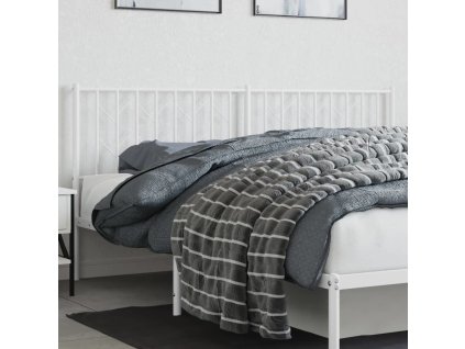 Kovové čelo postele 180 cm [374473] (Barva Černá)