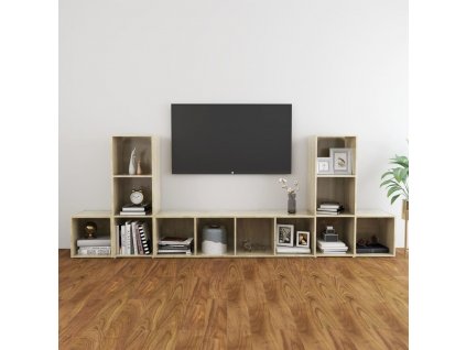 5dílný set TV skříněk kompozitní dřevo [3080002]
