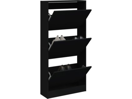 Botník 60 x 21 x 125,5 cm kompozitní dřevo [839896] (Barva Bílá)