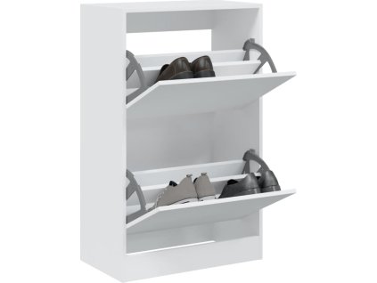 Botník 60 x 34 x 96,5 cm kompozitní dřevo [839945] (Barva Bílá)