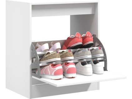 Botník 60 x 42 x 69 cm kompozitní dřevo [839980] (Barva Bílá)