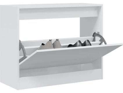 Botník 80 x 34 x 63 cm kompozitní dřevo [839959] (Barva Bílá)