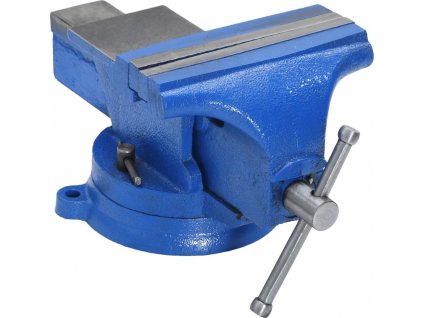 Stolní svěrák modrý 100 mm litina [154638]