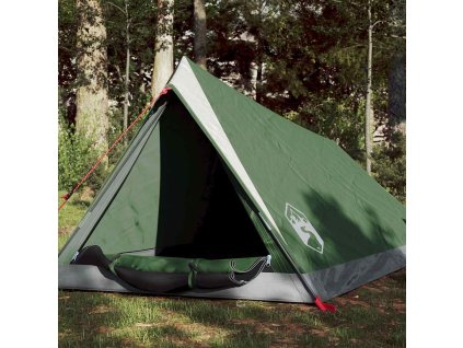Kempingový stan pro 2 osoby nepromokavý [94362] (Barva Zelená)