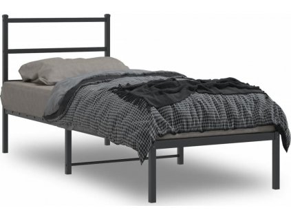Kovový rám postele s čelem 75 x 190 cm [355355]