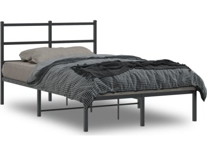 Kovový rám postele s čelem 120 x 190 cm [355362]
