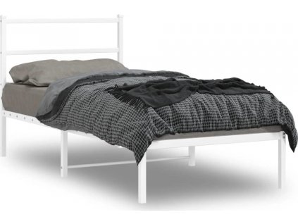 Kovový rám postele s čelem 90 x 200 cm [355407]