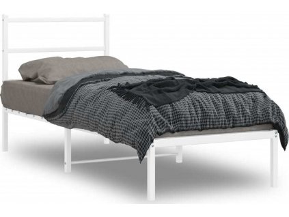 Kovový rám postele s čelem 80 x 200 cm [355405]