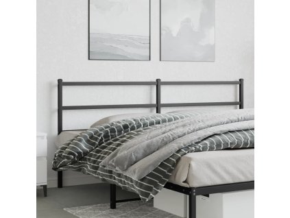 Kovové čelo postele 180 cm [355401] (Barva Černá)