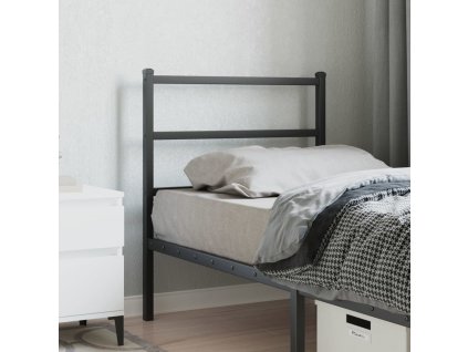 Kovové čelo postele 75 cm [355391] (Barva Černá)