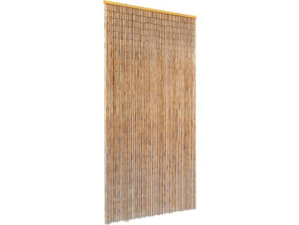 Dveřní závěs proti hmyzu, , bambus, 90x220 cm [43721] (Barva Hnědá)