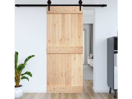 Dveře NARVIK 70 x 210 cm masivní borové dřevo [154430]