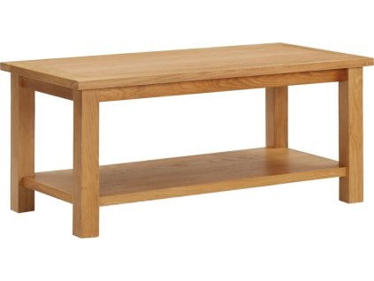 Konferenční stolek 90 x 45 x 40 cm masivní dubové dřevo [289204]