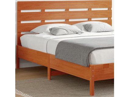 Čelo postele voskově hnědé 180 cm masivní borové dřevo [844448]