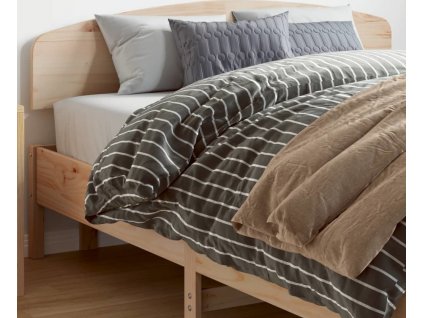 Čelo postele voskově 140 cm masivní borové dřevo [842502]
