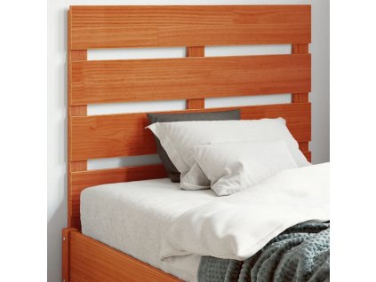 Čelo postele voskově hnědé 90 cm masivní borové dřevo [844442]