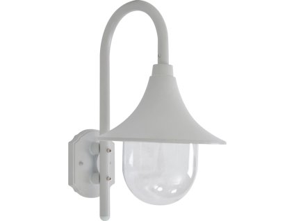 Zahradní nástěnná lampa E27 42 cm hliníková [44212] (Barva Bílá)