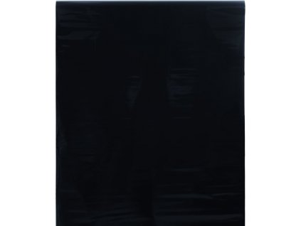 Okenní fólie statická matná černá 90 x 2 000 cm PVC [155837]